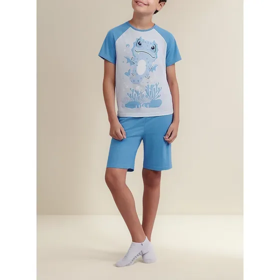 Pijama Infantil Curto Lupo Kids