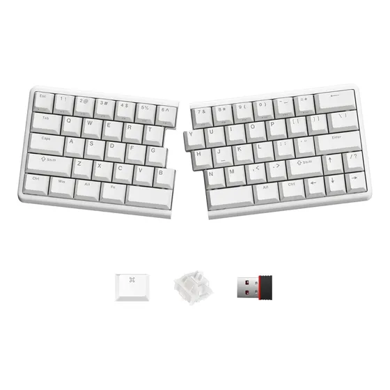 Wireless Ergonomic Split Mechanical Keyboard - Linear, Ho...