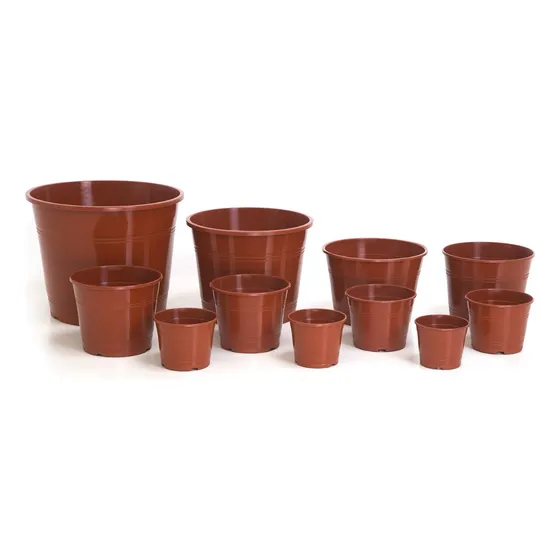 50 Macetas Terracota T.a Plastic Por Mayor