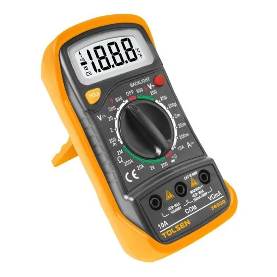 Tester Digital Multímetro Profesional Tolsen 38030