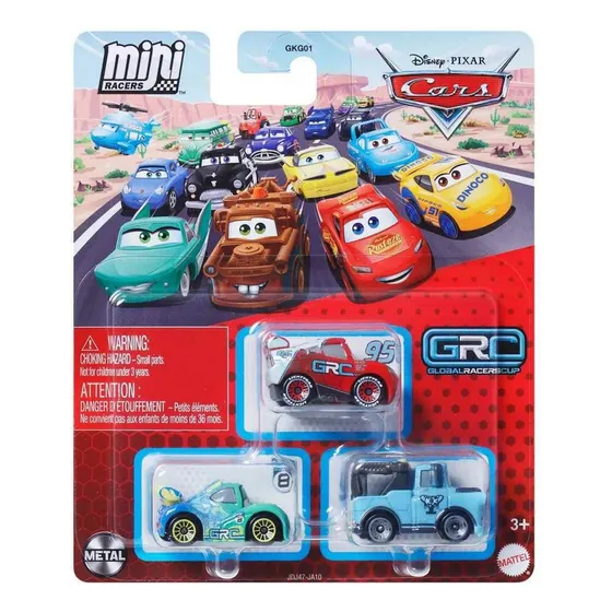 Disney Pixar Cars Carla Veloso Rayo Mcqueen Y Mater Grc 4 Azul Acero