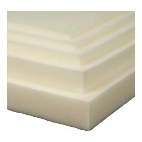 Hule Espuma 10 Cm Grosor Hoja De 1.20 Mts X 1.90 Mts Blanca