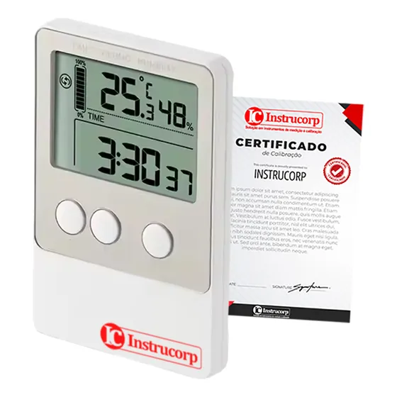 Termo-higrômetro Datalogger Digital - Instrucorp Ic-2080