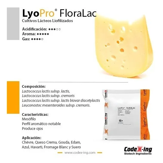 1 Cultivos Láctico Para Hacer Queso Gouda, Queso Crema 100lt
