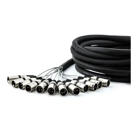 Multicabos Xlr 12 Vias Cirilo Cabos - 3 Metros