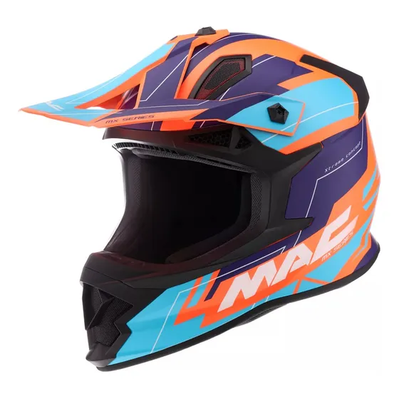 Casco Motocross Mx Mac Virtus Flash - Fas Motos