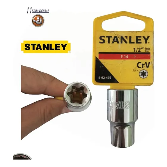 Dado Torx Hembra E-14 Cuadrante 1/2  Stanley®
