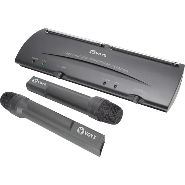 Par Microfono Inalambrico De Mano Vocal Vhf