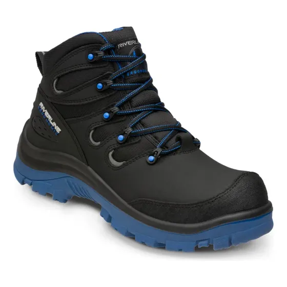 Calzado De Seguridad  Egy15p Negro Azul Riverline