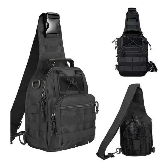 Bolso Morral Bandolero Táctico Militar Impermeable