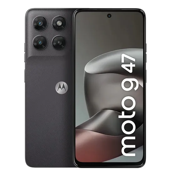 Smartphone Motorola Moto G47 5g, 128 GB, 12 GB (4 GB de Ram + 8 GB de Ram Boost), cámara Sony Lytia 600 de 50 MP, pantalla FHD+ de 120 Hz, grafito