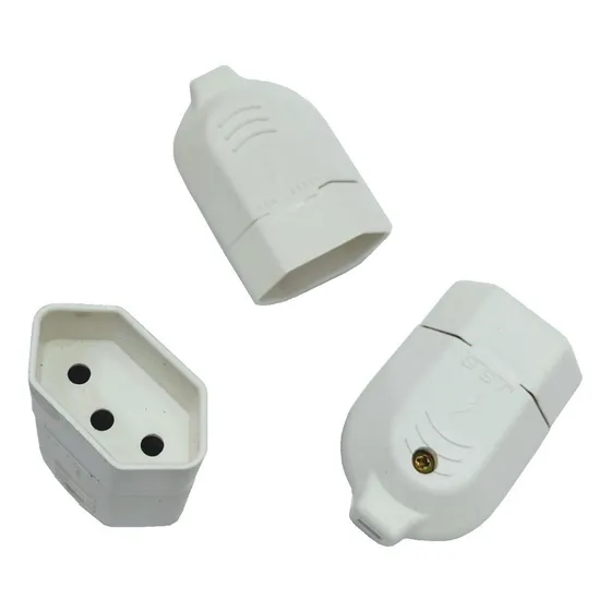 Kit 10 Pçs Plug Tomada Fêmea 10a  110v A 250v Extenção