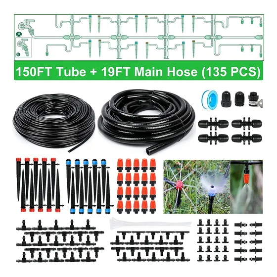 Kit De Riego Por Goteo, Sistema De Riego Para Invernadero...