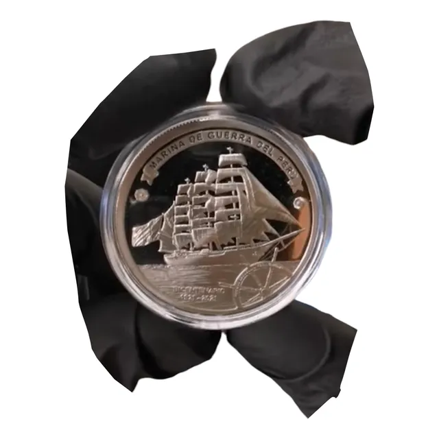 Moneda De Plata Huáscar Nueva Con Su Certificado