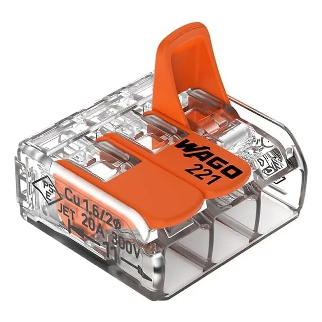 Conector De Empalme Rápido Wago Lever-nuts® Hasta 12awg