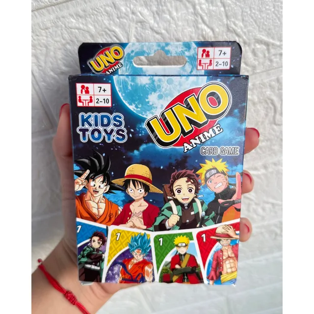 Cartas Uno Anime Tanjiro, One Piece, Naruto, Caracas Envios