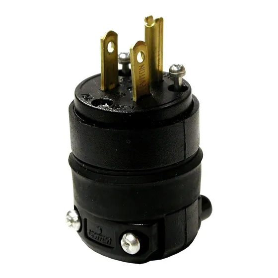 Clavija De Hule Uso Rudo 15amp 125v Paquete 20pz