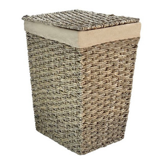 Cesto De Ropa De Alga Con Tapa 39 X 47 | Qi-57 Cesto De Ropa De Alga Con Tapa 39 X 47 | Qi-57