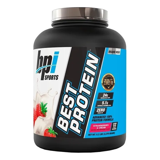 Bpi Sports Best Protein Proteina 5 Lb Sabor Strawberries & Cream