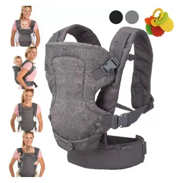 Mochila Cangurera Para Bebé Ergonómica, 4 Formas De Porteo