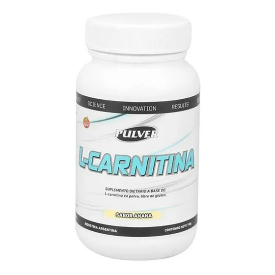 Pulver L-carnitina Quemador De Grasa Sin Tacc 100% Pura