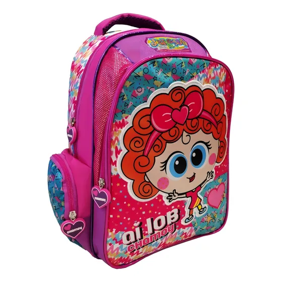 Mochila Distroller Chamoy Satin Color Rojo