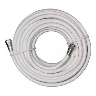 Cable Coaxial Rg6 15 Metros Armado Con Conectores Rg6 P / Tv Cable Coaxial Rg6 15 Metros Armado Con Conectores Rg6 P / Tv