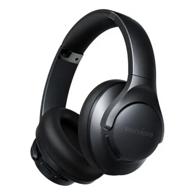 Auriculares híbridos de alta resolución Anker Soundcore Life Q20+ Plus Anc, color negro