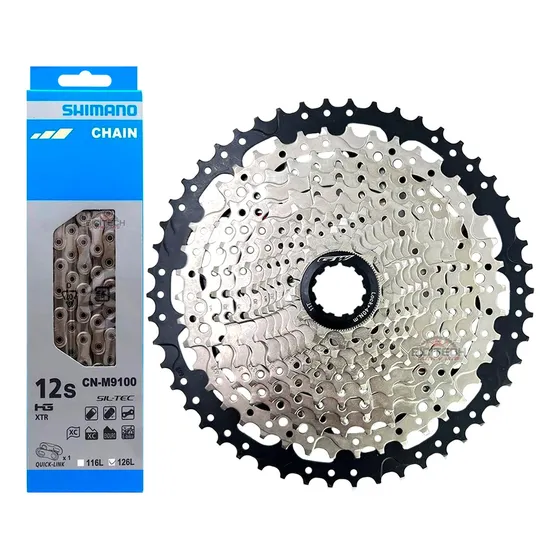 Pacha 12 Velocidades Gw 11-50 Mtb + Cadena Shimano Xtr