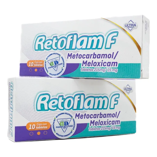 2 Retoflam F Metocarbamol/meloxicam 215/15mg C/10 Tabs Ultra