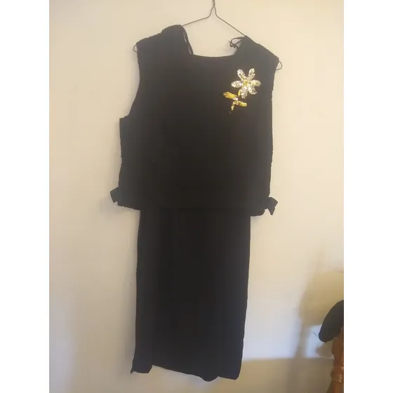 Vestido Para Dama Dos Piezas Camisa Y Falda Talla L - Usado