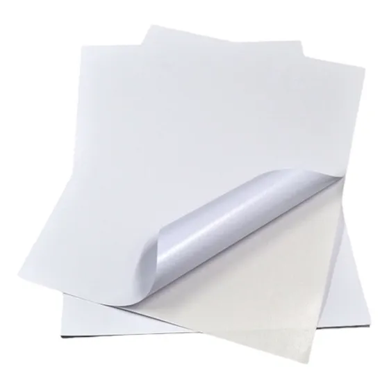 Papel Autoadhesivo Todo Tipo De Impresora A4 50 Hojas     Blanco