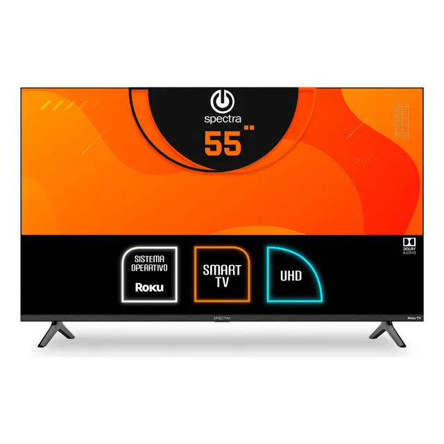 Pantalla Spectra Smart Tv Roku 55-rspf 55 PuLG. Uhd