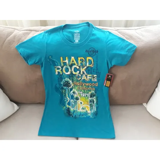 Franela Dama Original Hard Rock Cafe Edicion Limitada Hollyw