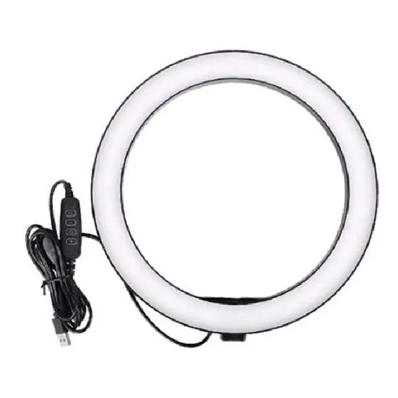 Aro De Luz Led 26cm Control Bluetooth Mesa Escritorio Nuevo