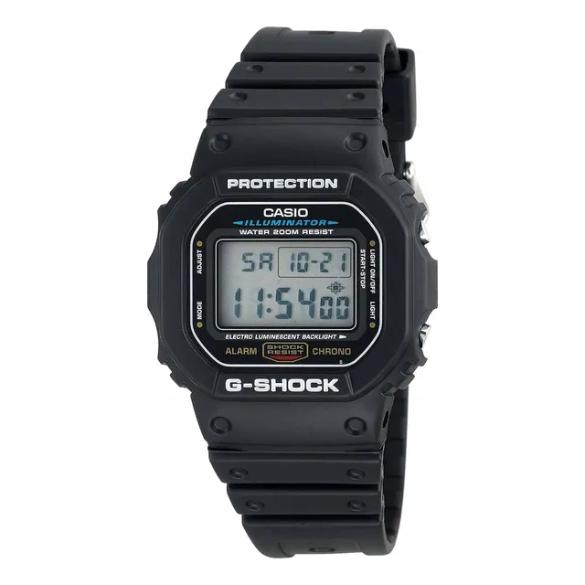 Reloj Casio G-shock Dw5600e-1v, Digital, Correa De Resina