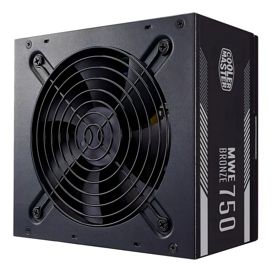Fonte Cooler Master Mwe Bronze 750w 80 Plus c/ Cabo de Energia