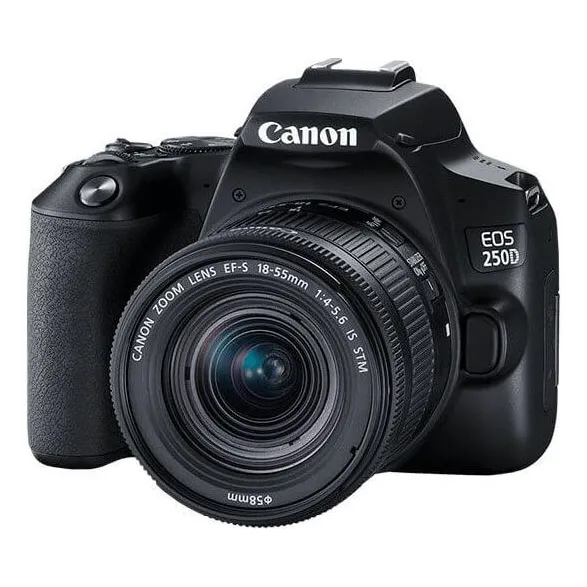 Camara Digital Canon Eos 250d Wifi Bluetooth Con Lente 18-55