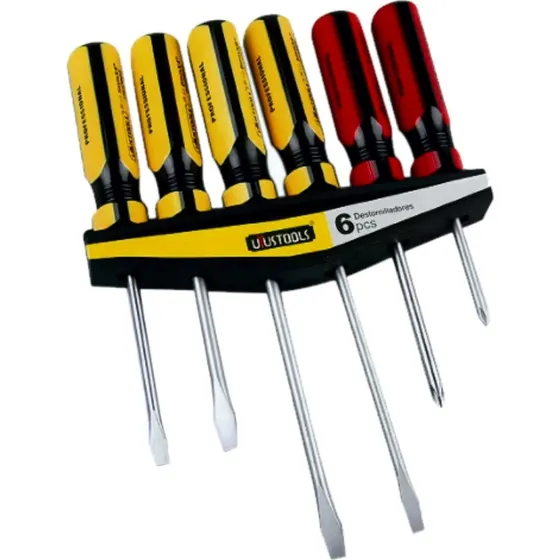 Set Destornilladores Uyustools 4 Paletas + 2 Philips Ded602