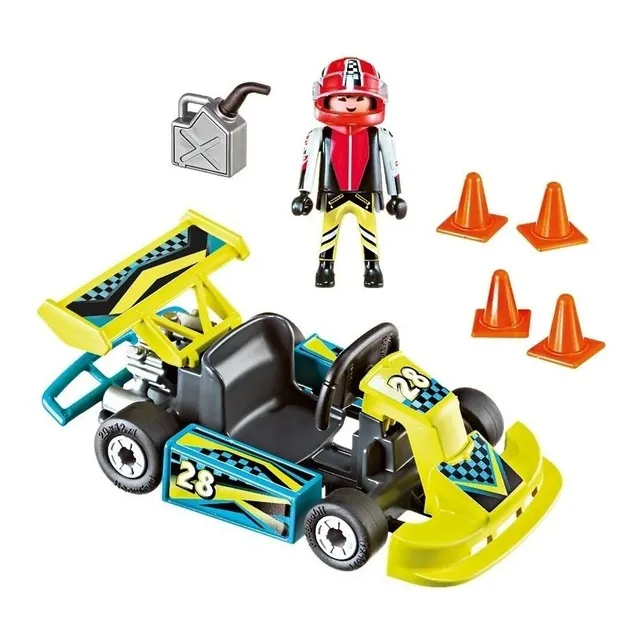Playmobil Maletin Carreras Go Kart Int 9322 Original Intek 