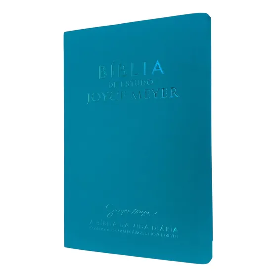 Biblia Joyce Meyer Azul Tifany De Estudos Nvi