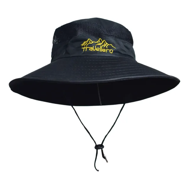 Gorro Sombrero Ala Ancha Pesca Camping Filtro Uv Sol Unisex