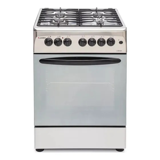 Cocina Combinada James Con 4 Hornallas C 225 G2 Inox