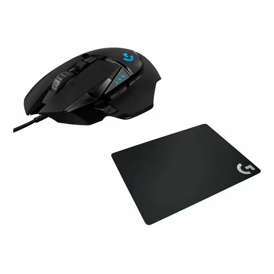 Kit Gaming Logitech Mouse Gaming G502 Hero + Mousepad G240