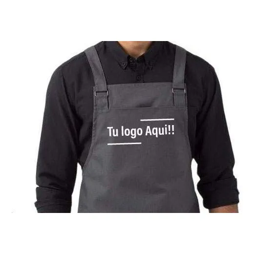 Delantal Para Restaurante Y Cafetería, Forrado Y De Calidad.
