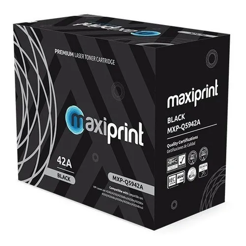 Toner Hp Q5942a /38a  Mxp Negro  4240 / 4250 / 4350