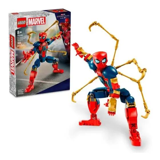 Lego Super Heroes Marvel Iron Spider-man Figura Para Construir 76298 303 piezas