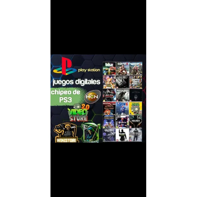 Chip Virtual Hen 4.91 Para Ps3 + 10 Juegos + Tiendas (20$).