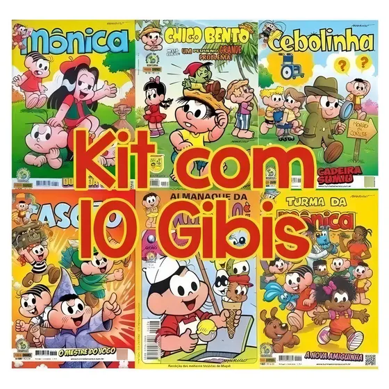 Menor Preço Kit 5 Gibis Turma Da Mônica Novos, De Sousa, Mauricio De., Vol. Diversos Volumes. Editorial Panini Brasil Ltda, Capa Mole, Edição Mensal Em Português, 2020