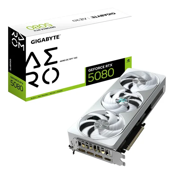 Placa De Video Gigabyte Geforce Rtx 5080 Aero Oc Sff 16g